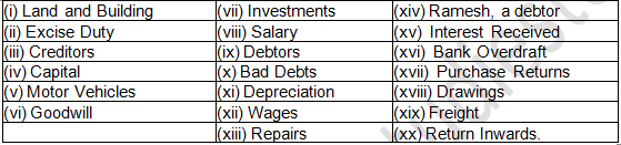 TS Grewal Accountancy Class 11 Solution Chapter 6 Accounting Procedures Rules of Debit and Credit (2019-2020)-