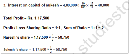 TS Grewal Solution Class 12 Chapter 2 Accounting for Partnership Firms Fundamentals 2020 2021-A35