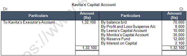 TS Grewal Solution Class 12 Chapter 7 Death of a Partner 2020 2021