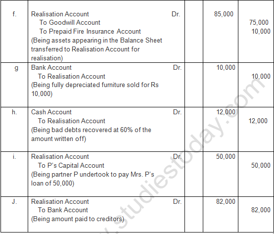 TS Grewal Solution Class 12 Chapter 8 Dissolution of a Partnership Firm 2020 2021-A23