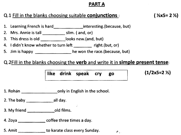 CBSE Class 3 English Sample Paper Set 2
