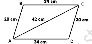 RD Sharma Solutions Class 9 Chapter 12 Herons Formula