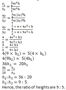 RD Sharma Solutions Class 9 Chapter 20 Surface Area and Volume of A Right Circular Cone