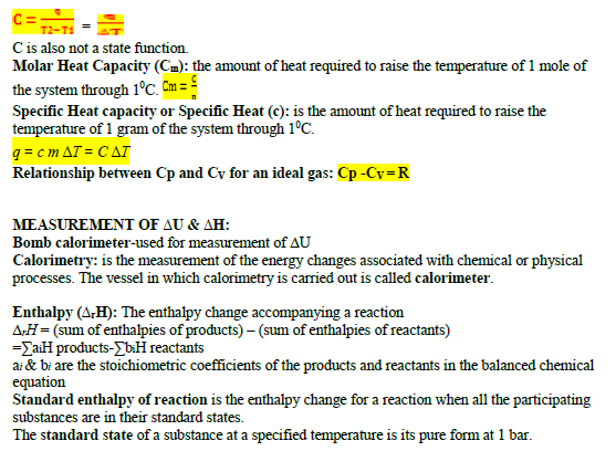 CBSE Class 11 Chemistry Revision Thermodynamics (2) 2