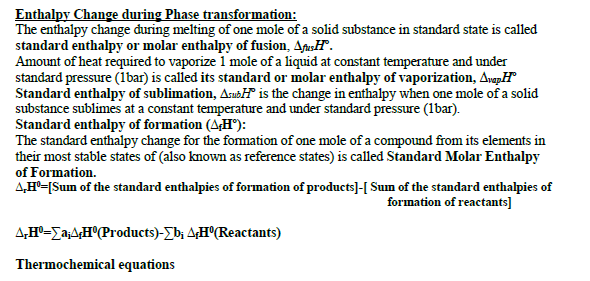 CBSE Class 11 Chemistry Revision Thermodynamics (2) 3