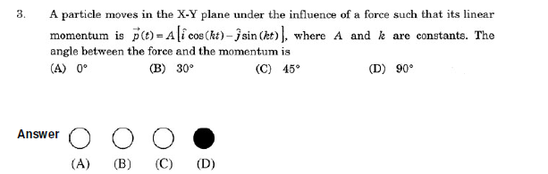 JEE Advanced Sample Question Paper Set 2 2007 with Answers 3