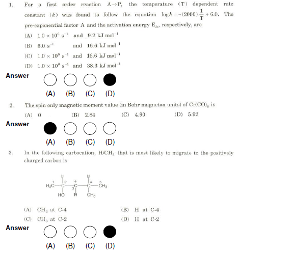 JEE Advanced Sample Question Paper Set 2 2009 with Answers 1
