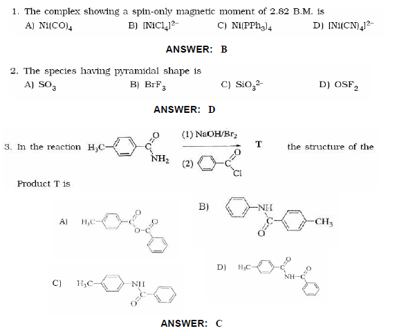 JEE Advanced Sample Question Paper Set 2 2010 with Answers 1