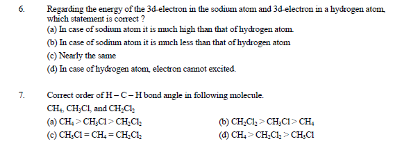 JEE Main Sample Paper 2015 Set A 2