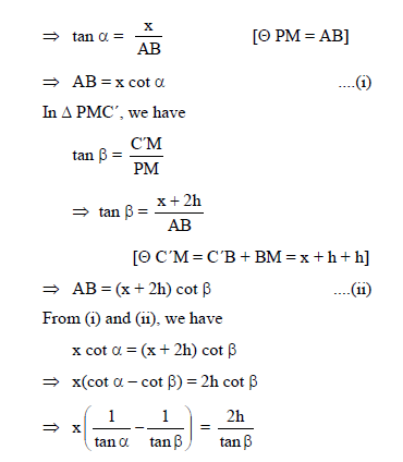 some applications of trigonometry notes 18