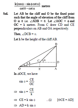 some applications of trigonometry notes 21