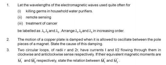 CBSE Class 12 Physics Sample Paper 2011 (1)