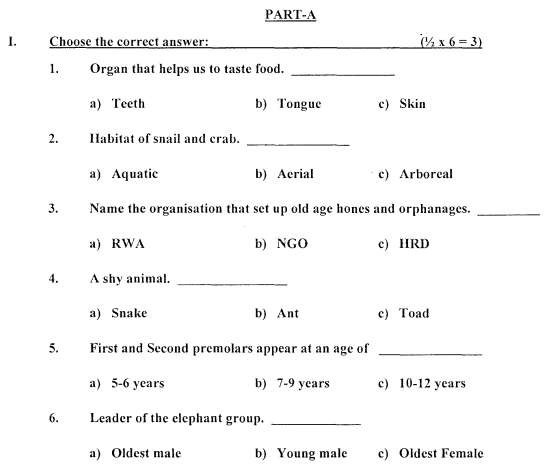 Kolhan University Aecc2 Evs Question Paper PDF 43 OFF