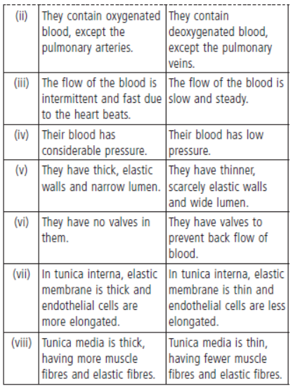 CBSE Class 11 Biology HOTs Body Fluids And Circulation