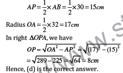 CBSE Class 10 Mathematics Circles Worksheet Set A-