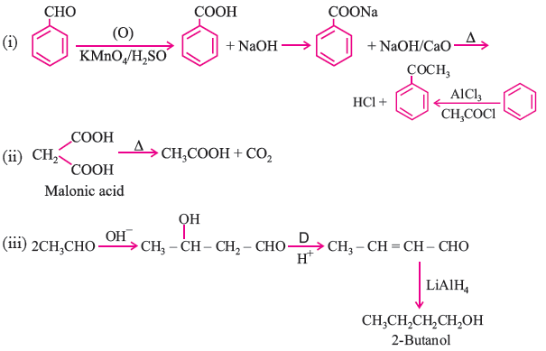 Aldehydes, Ketones and Carboxylic Acids 55
