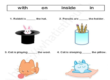 CBSE Class 1 English Revision Worksheet Set B_8