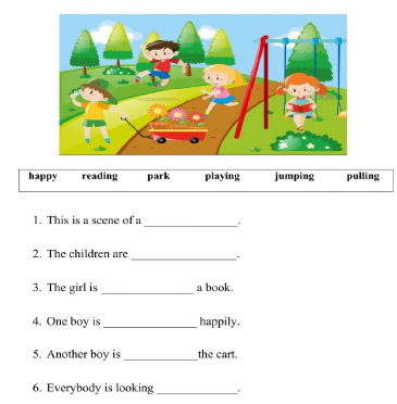 CBSE Class 1 English Revision Worksheet Set B