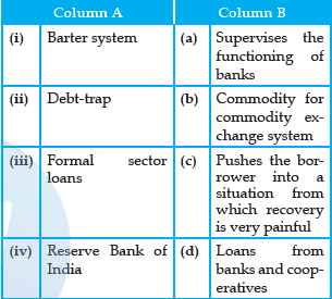 CBSE Class 10 Economics Money And Credit Worksheet_1