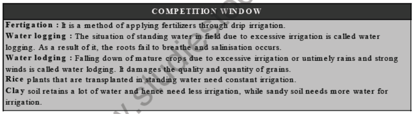 CBSE Class 8 Science Crop Production And Management Notes Set B