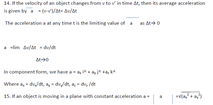 CBSE Class 11 Physics notes - Motion in a Straight Line_ 6