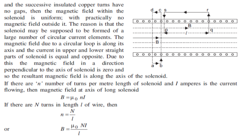CBSE Class 12 Physics VBQs Effect Of Current and Magnetism