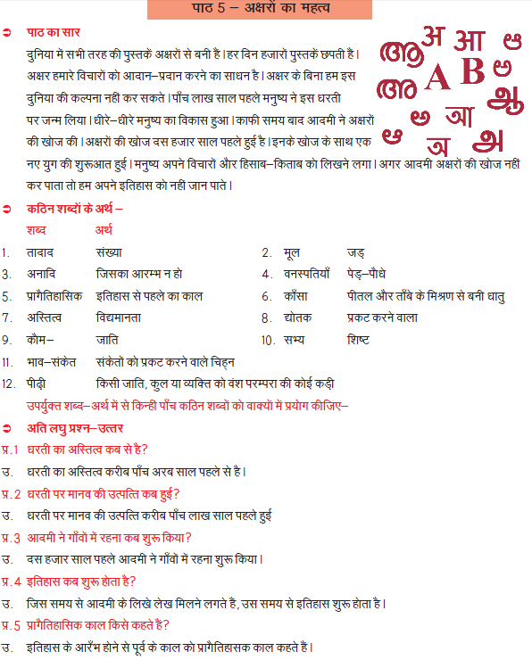 CBSE Class 6 Hindi Practice Worksheet Set 11_1