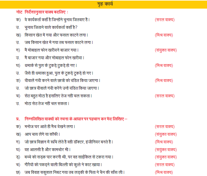 CLASS 10 (HINDI LANG) WS with ANSWER 2