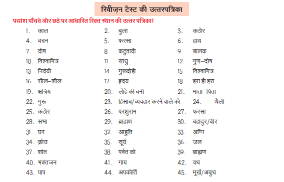 CLASS 10 (HINDI LITT) REVISION TEST 2