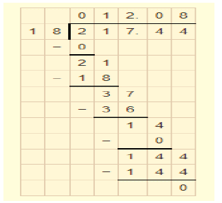 DECIMAL (DIVISION) 2