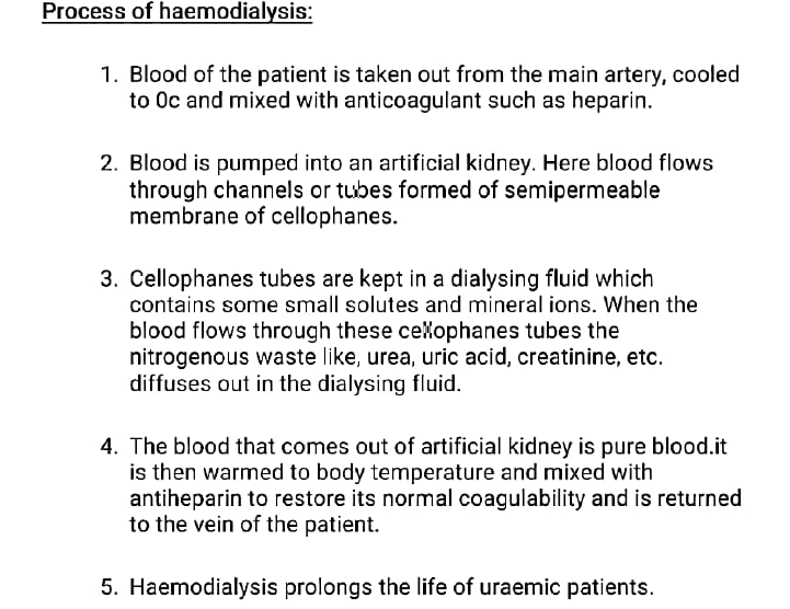 class 10 bio excretion 10