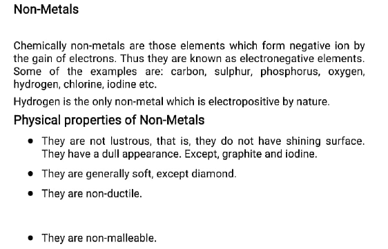 class 10 chemistry notes1 metals nonmetals 5