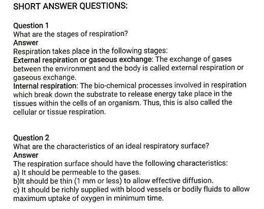 class 10 worksheet 5 respiration in plants 9