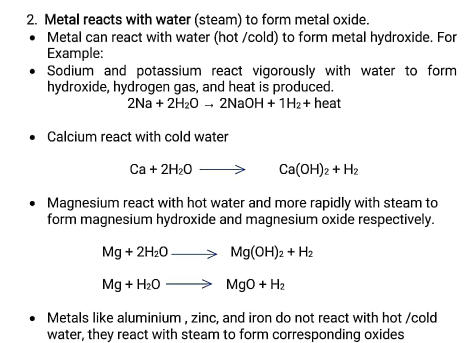 class10 che notes2 metal non-metals 3