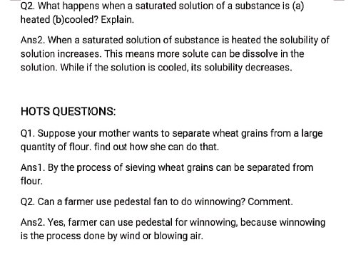 class6 science worksheet 6 10