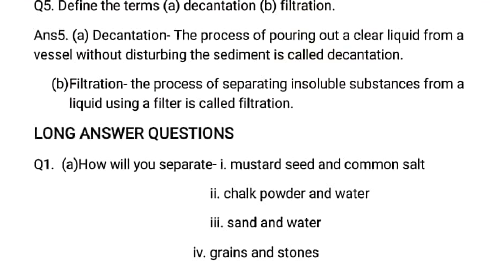 class6 science worksheet 6 8