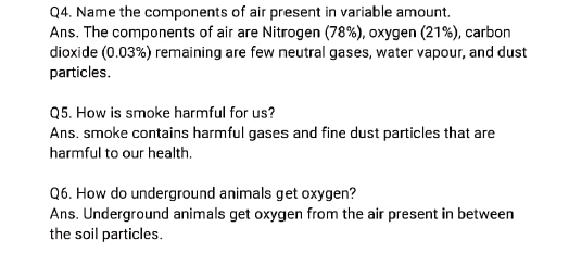 class6 science worksheet5 4