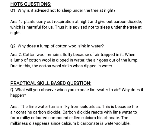 class6 science worksheet5 9
