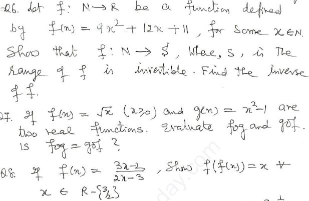 ""CBSE-Class-12-Mathematics-Relations-And-Functions