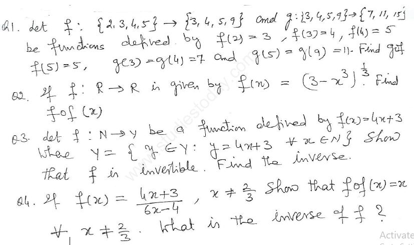 ""CBSE-Class-12-Mathematics-Relations-And-Functions