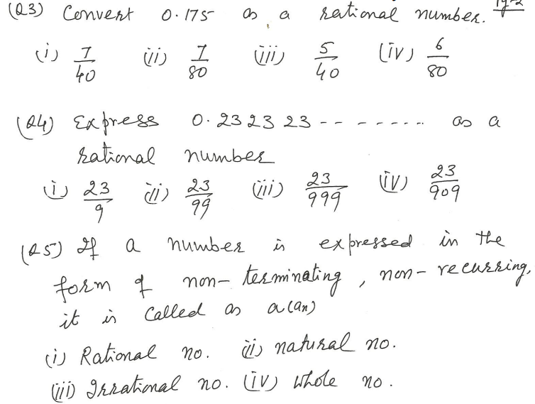cbse-class-9-maths-number-systems-mcqs-set-f