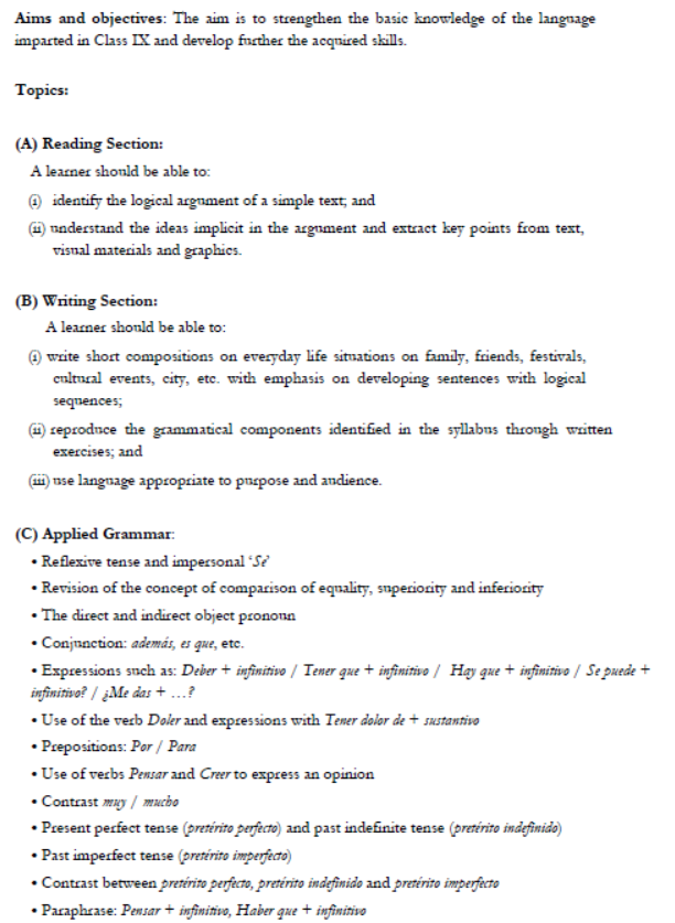 CBSE-Class-10-Spanish-Syllabus-2023-2024-1