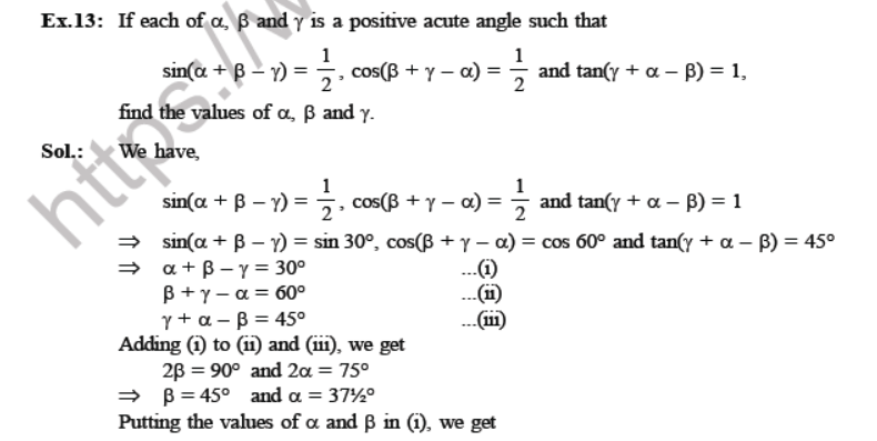 CBSE Class 10 Trigonometry