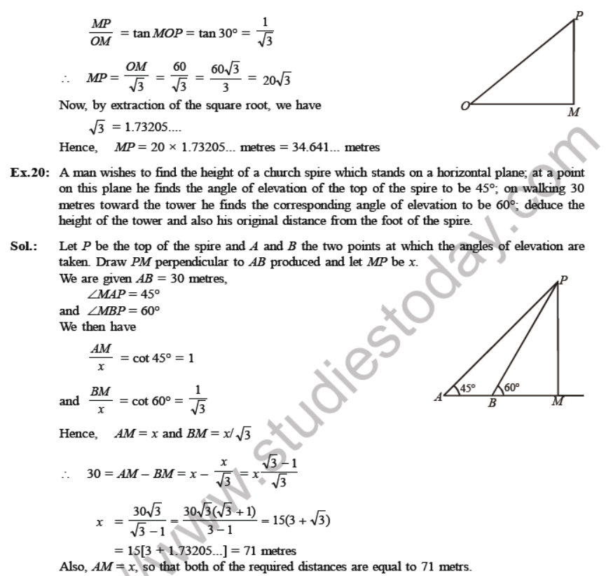 CBSE Class 10 Trigonometry