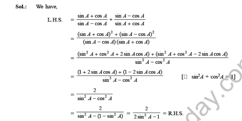 CBSE Class 10 Trigonometry