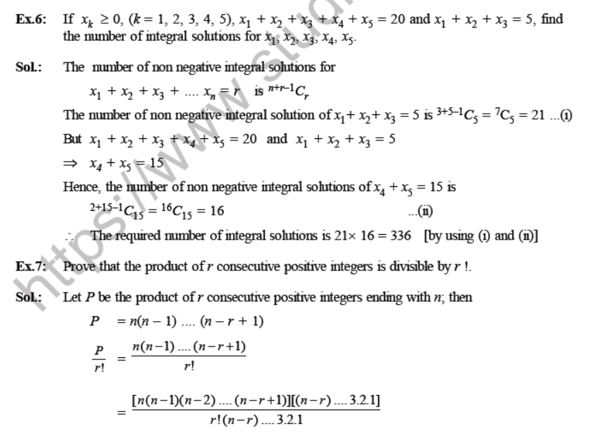 CBSE Class 11 Permutation and Combinations