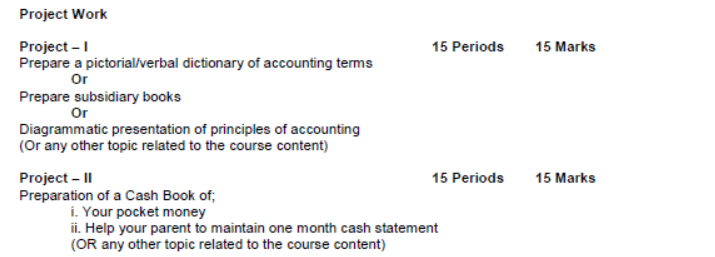 CBSE Class 9 Elements of Book Keeping and Accountancy Syllabus 2021 2022