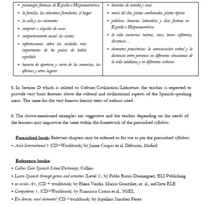 CBSE-Class-9-Spanish-Syllabus-2023-2024-5