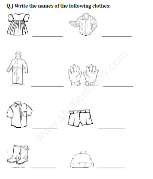 CBSE-Class-2-EVS-names-following-clothes