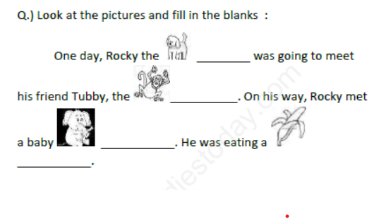 CBSE-Class-2-English-Look-at-the-pictures-Assignment-Set-A